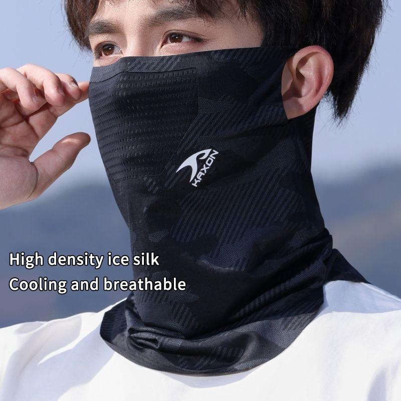 Ice Silk Summer Face Mask with - Sports Mask Breathable review and price