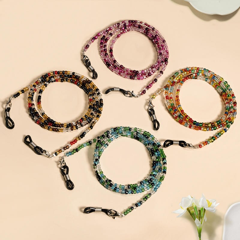 Crystal Glasses Chain For Wome - Mask Chain Holder review and price