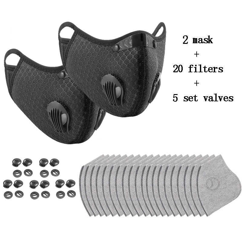 Cycling Face Mask with Filter  - Dust Mask Construction review and price