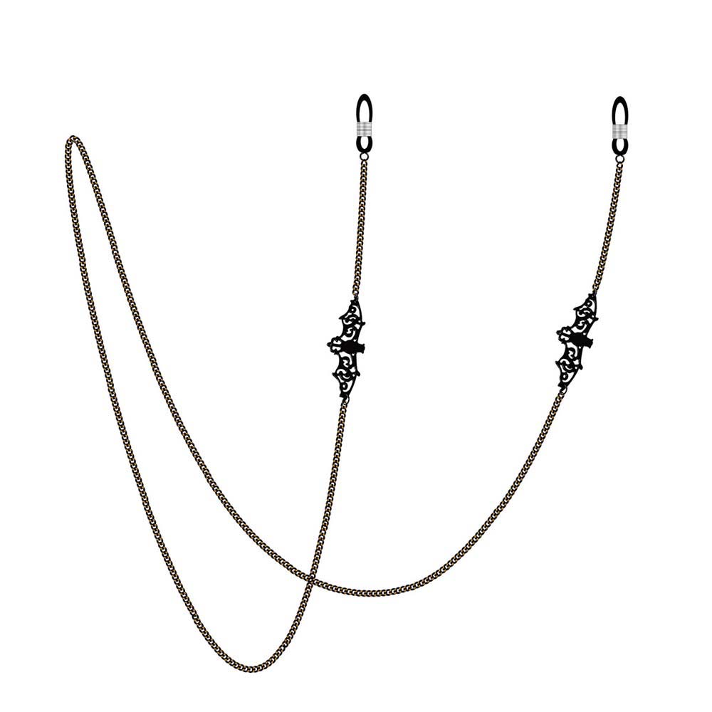 Trendy Simple Casual Black Bat - Mask Chain Holder review and price