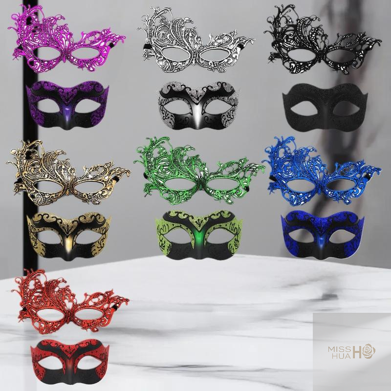 Set of 2, Couple's Elegant Bla - Black Face Mask Pack review and price