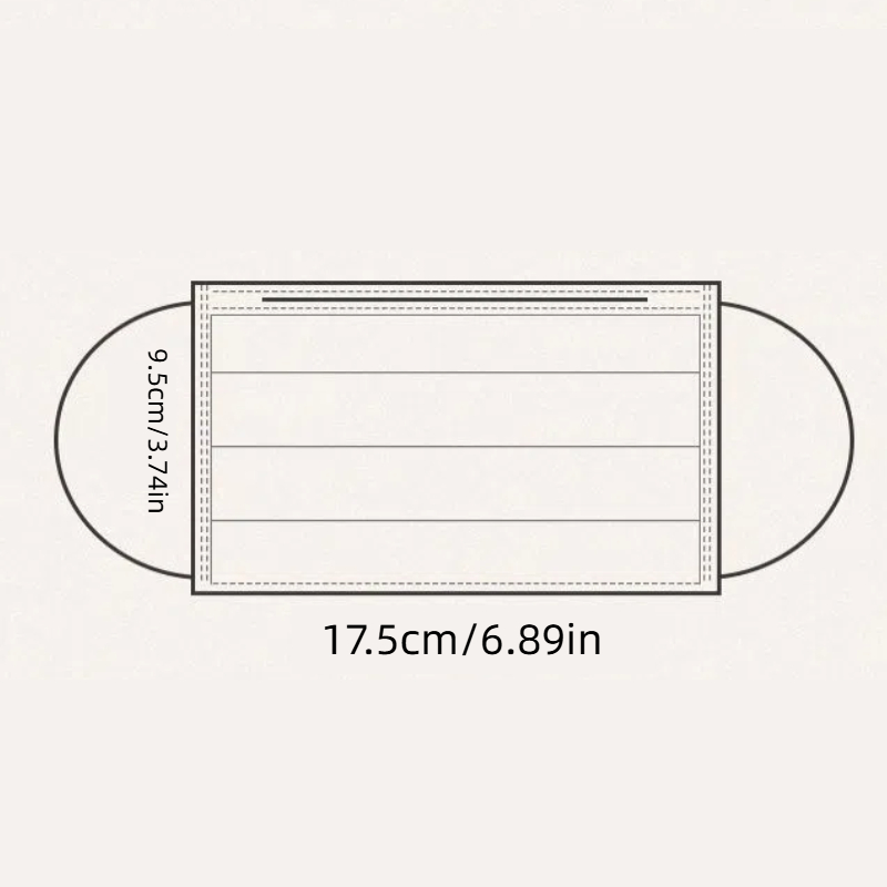 100/50Pcs Thick Protective Fil - Disposable Surgical Mask review and price