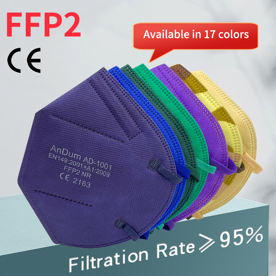 5PCS FFP2 Mask CE Approved Fil - Respirator Half Face review and price