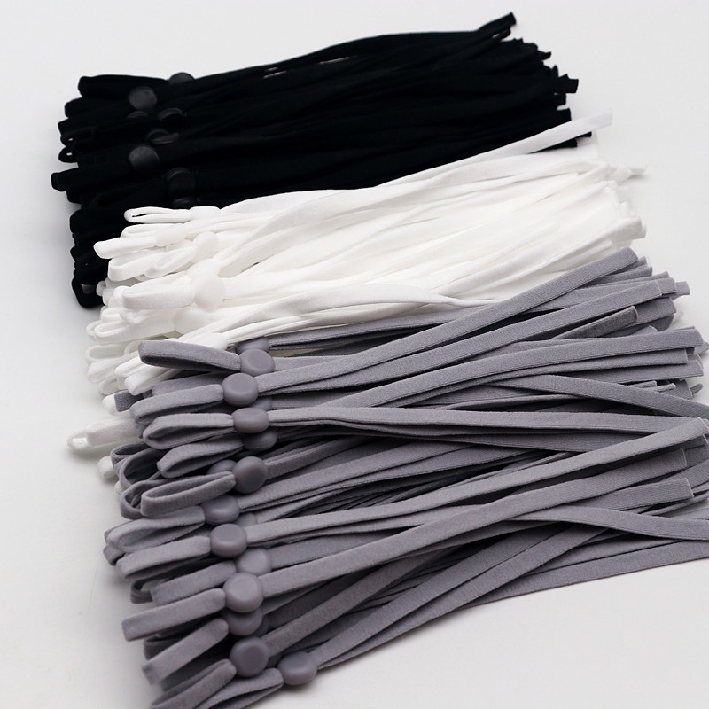 100Pcs15CM/5mm Black and White - Mask Lanyard Adjustable review and price